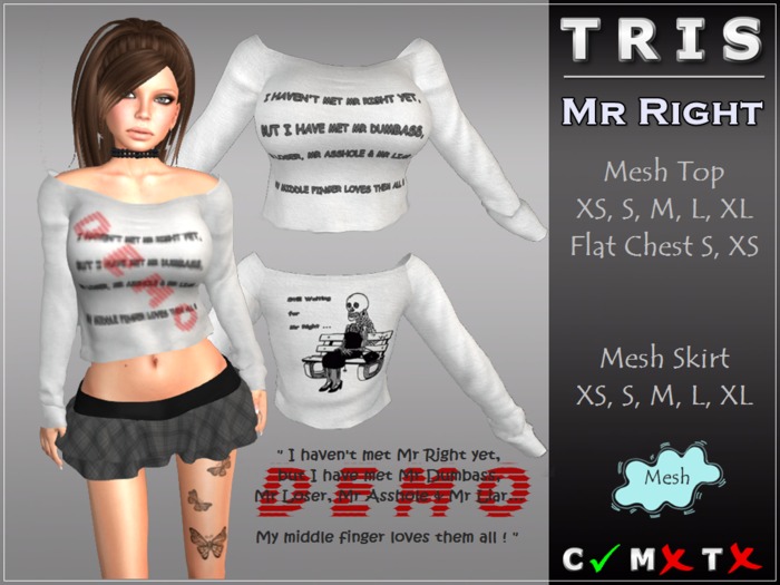 {T R I S} DEMO - roupa Mr Right - DEMO 