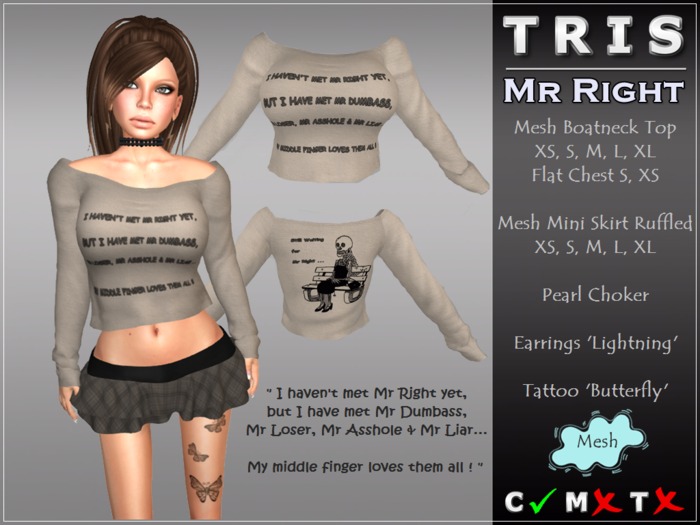  {T R I S} Mr Right Outfit Braun