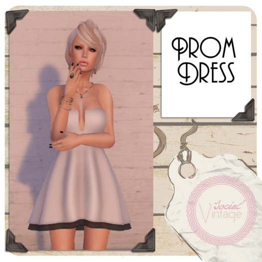 {Social Vintage} Prom Dress Purple