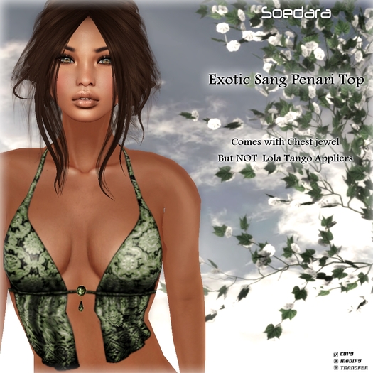 ~Soedara~ Exotic Sang Penari Top {Green}