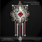 Caliban's Dream WG/Rd by Chop Zuey Couture Jewellery