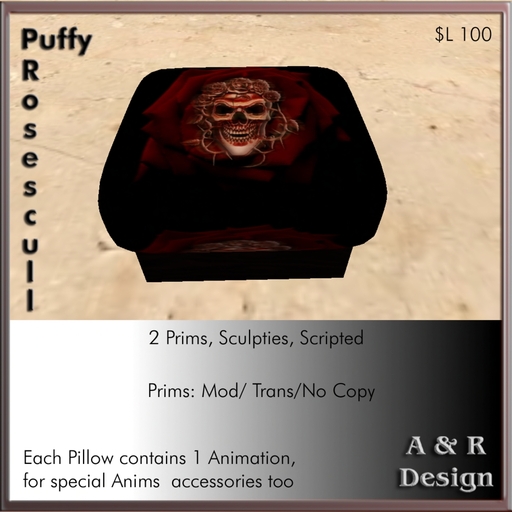 A&R Design - Roseskull Puffy (boxed)