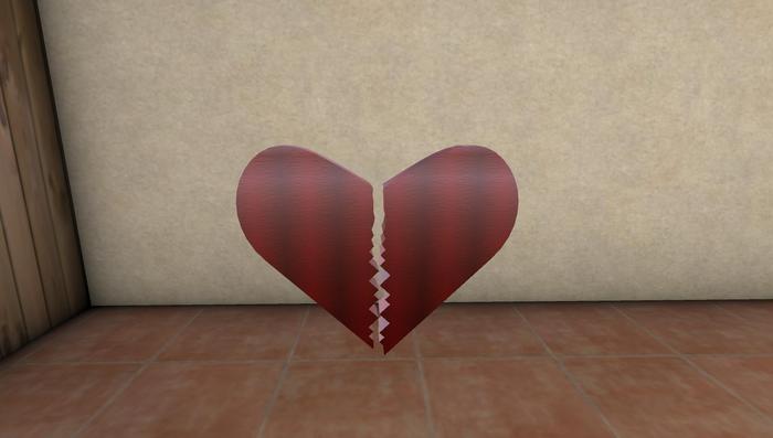 Full Perm Mesh Broken Heart