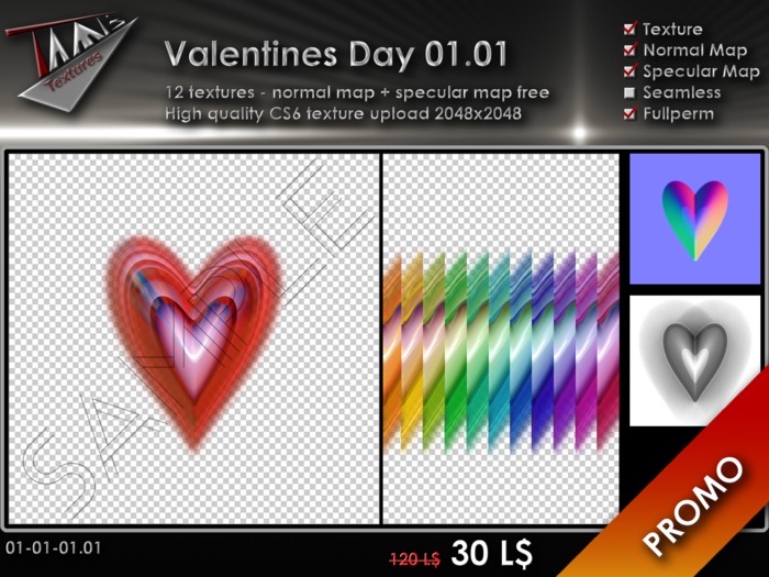 Tami's Textures - Valentines Day 01.01 - PROMO