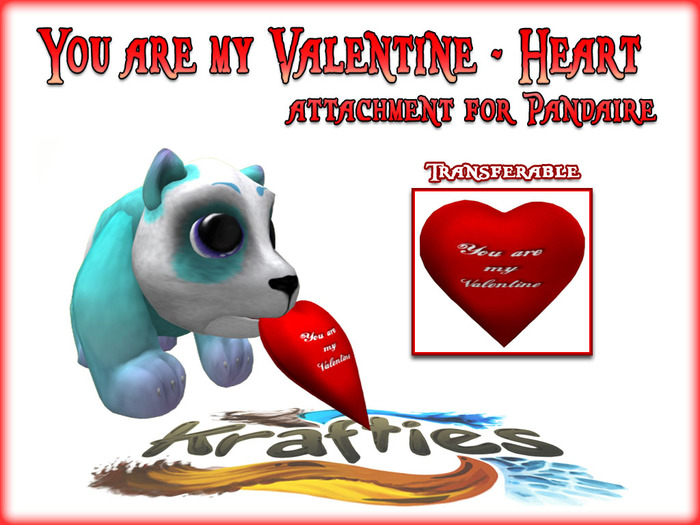 Pandaire Valentine Heart