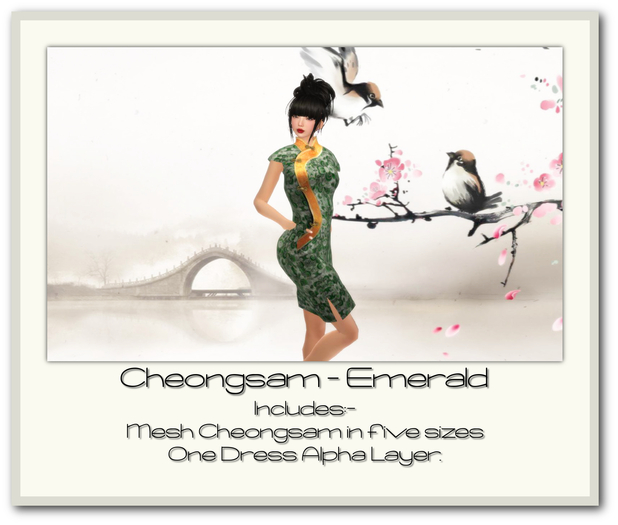 .::Tinkerbox::. Cheongsam Emerald