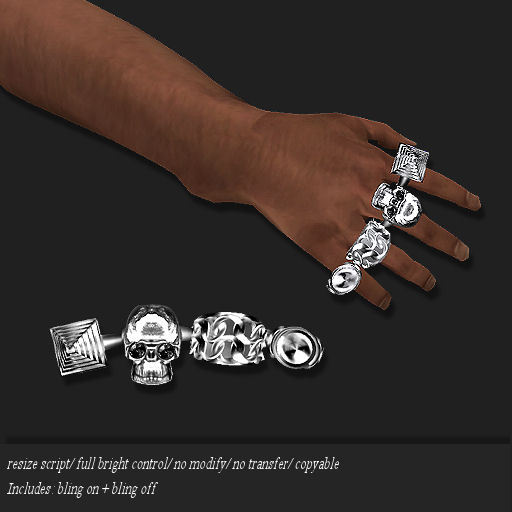 RING 925-COB PLATINUM           -RYCA-