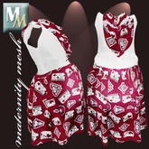 Maternity Love was in the ait mesh top w /leggins