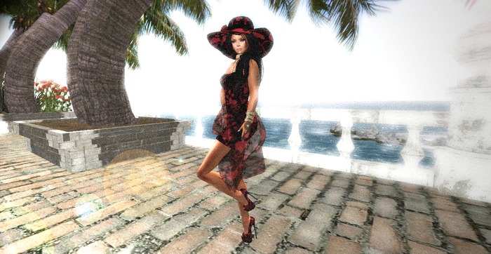 Red Black Valentine outfit