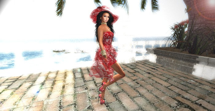 Red White Valentine outfit
