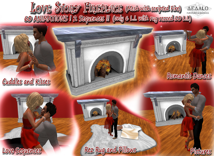 Love Story Fireplace