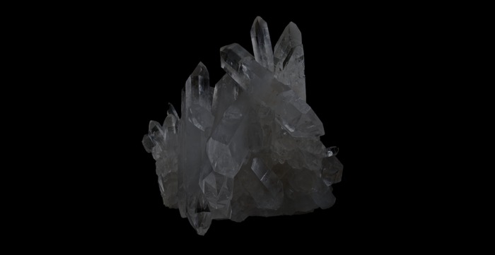 Quartz crystal alpha texture full perms