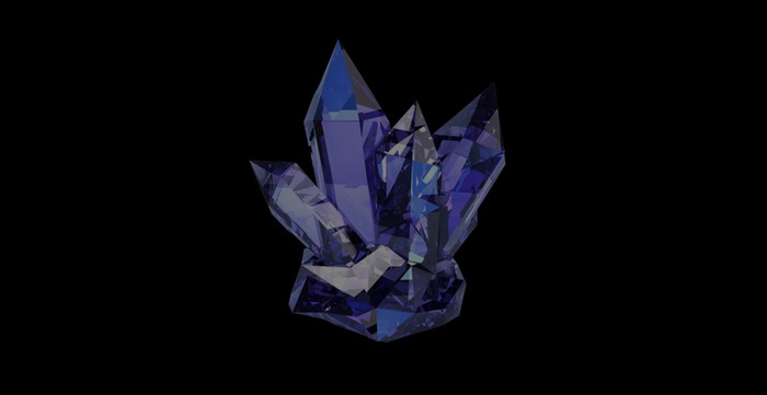 Blue transparent crystal texture full perms