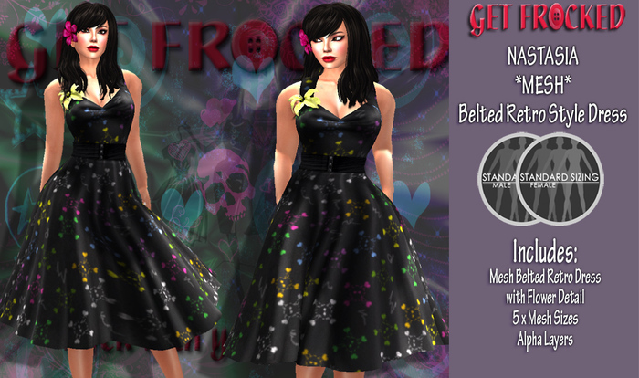 KRISTA *MESH* Evening Gown RED