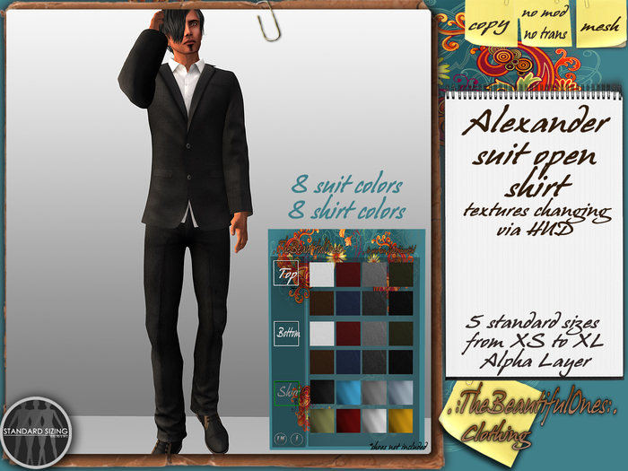 .:TBO:. Alexander suit open shirt