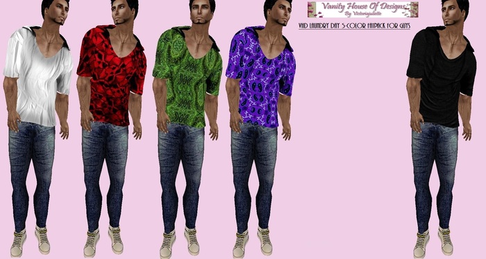 VHD Laundry Day 5-Color Fatpack for Guys (bagged)
