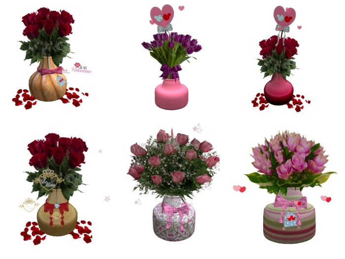 Valentines flower bouquet value pack