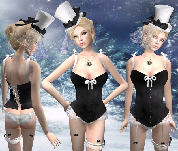 ::DC::  Im your Valentine Outfit Black