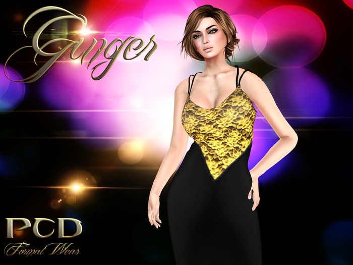 Ginger Formal Gown Gold