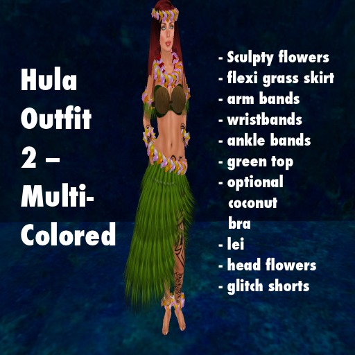 Julia's Hula Skirt2 Multi (boxed)