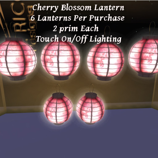 Second Life Marketplace Cherry Blossom Lantern
