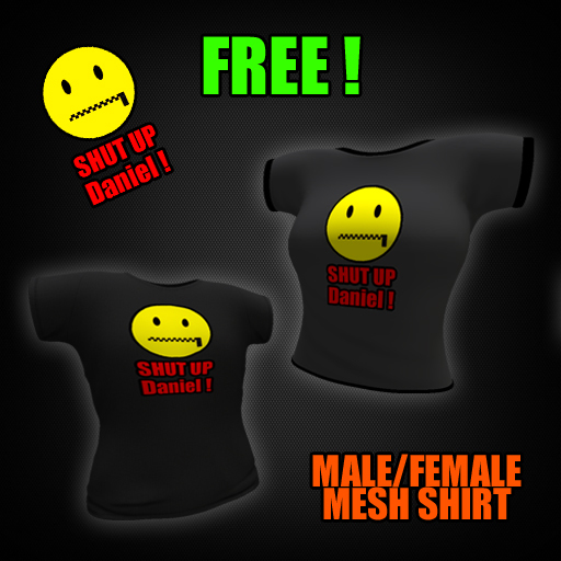[LR]Mesh Shirt - Shut Up Daniel Male/Female (boxed)