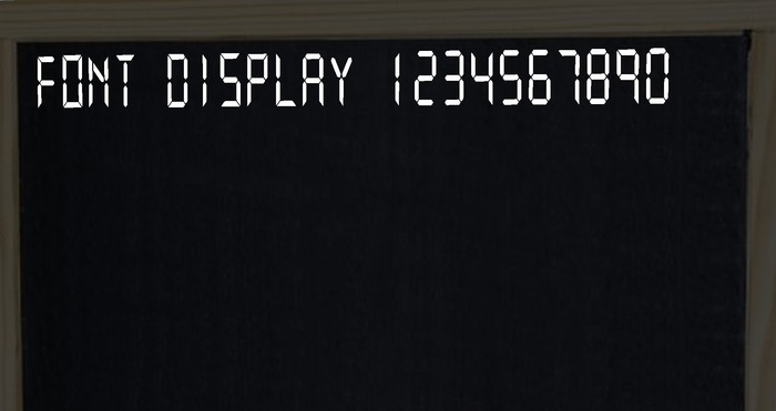 FONT DISPLAY