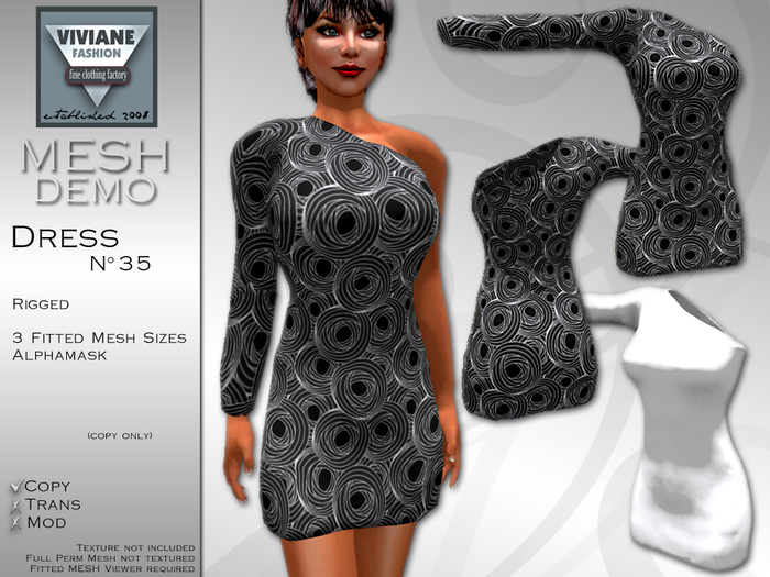 VF MESH Dress No35 Demo