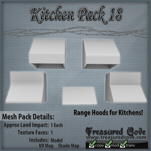 -TC- Kitchen Pack 18 Mesh 50% Discount!!