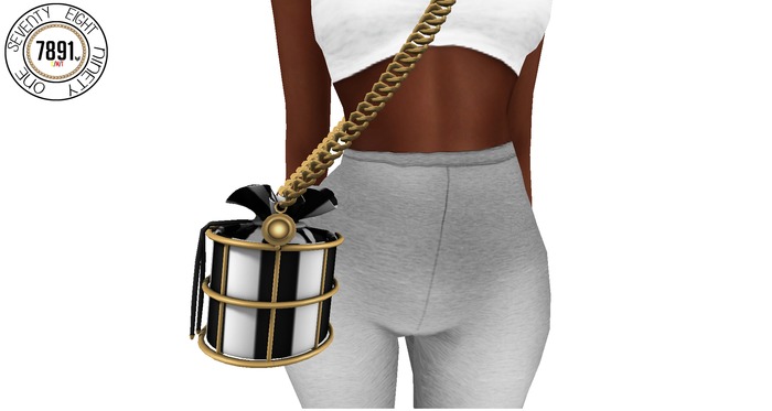 [7891.] Janvier Purse - Stripes (W\Reszie)