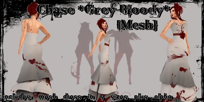 ^WSC^ Chase *Bloody Grey* {Mesh}