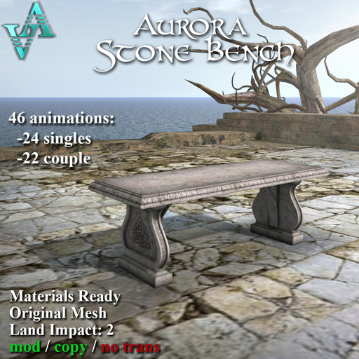 Atelier Visconti Aurora Stone Bench