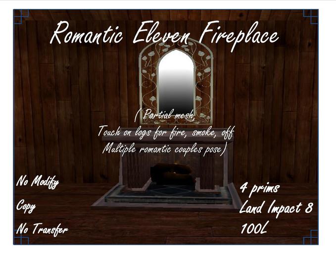 Romantic Elven Fireplace