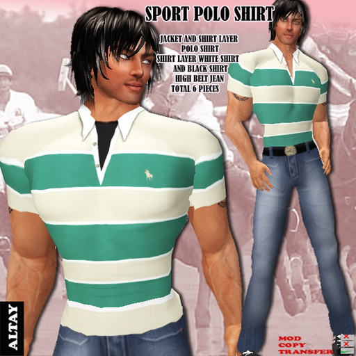 ALTAY POLOSPORT YELLOWGREEN SHIRT T-SHIRT SHIRTS