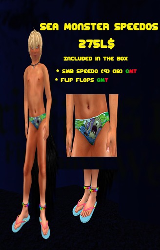 Christensons Sea Monster Speedo Set Box