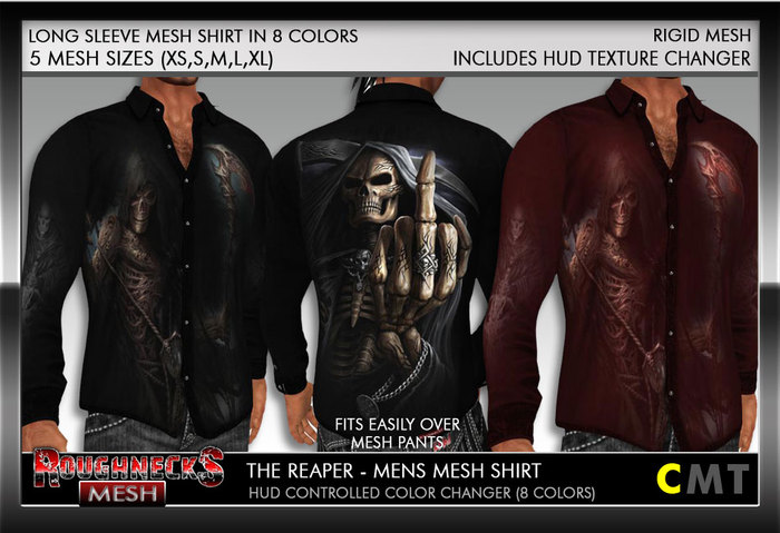 RN Mens Mesh Shirt - Reaper DEMO
