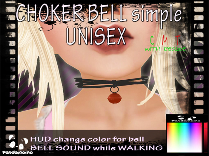 pandamomo CHOKER BELL SIMPLE unisex