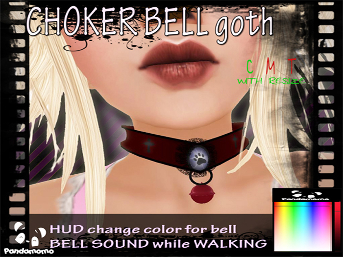 pandamomo CHOKER BELL GOTH  (box)
