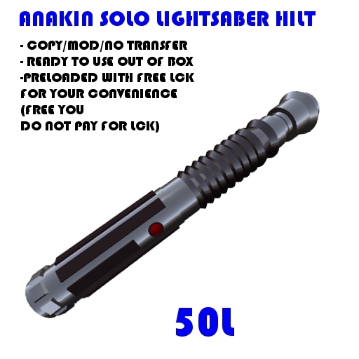 anakin solo lightsaber