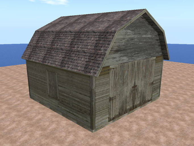 RE Old Shack Barn - Low Prim, Farm/Ranch/Shed/Western/West