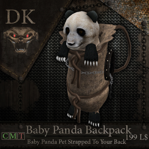 >> DK << Baby Panda Backpack