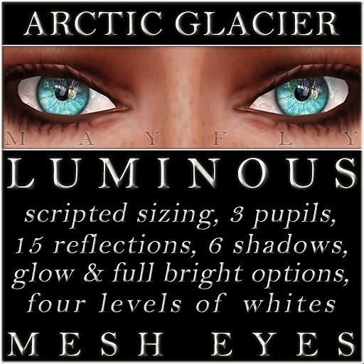 Mayfly - Luminous - Mesh Eyes (Arctic Glacier)
