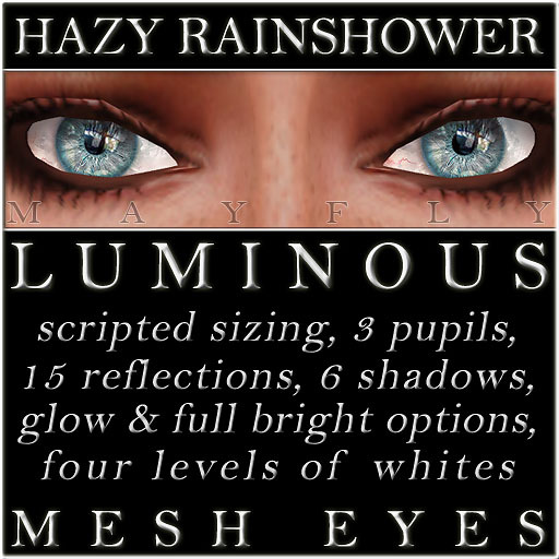 Mayfly - Luminous - Mesh Eyes (Hazy Rainshower)