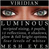 Mayfly - Luminous - Mesh Eyes (Viridian)