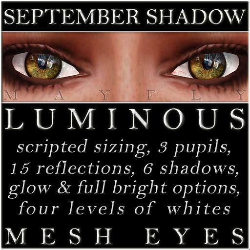 Mayfly - Luminous - Mesh Eyes (September Shadow)