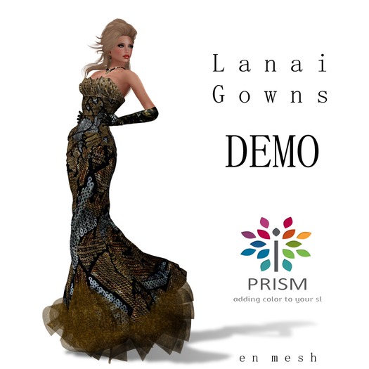 Prism Designs by Journey: DEMO for Chauncey Mesh Dress