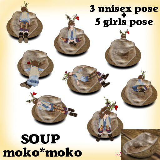 SOUP  moko*moko -ham pied /for girl