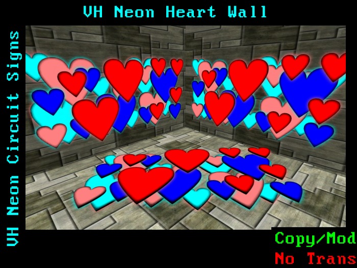 VH Neon Circuit Valentines Set (2014)
