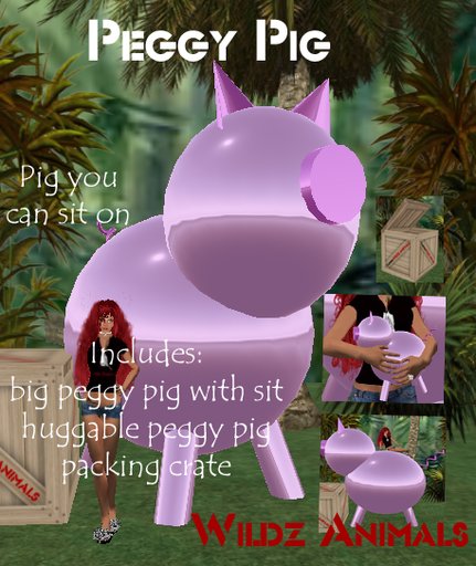 ~WC~ Peggy Pig Crate