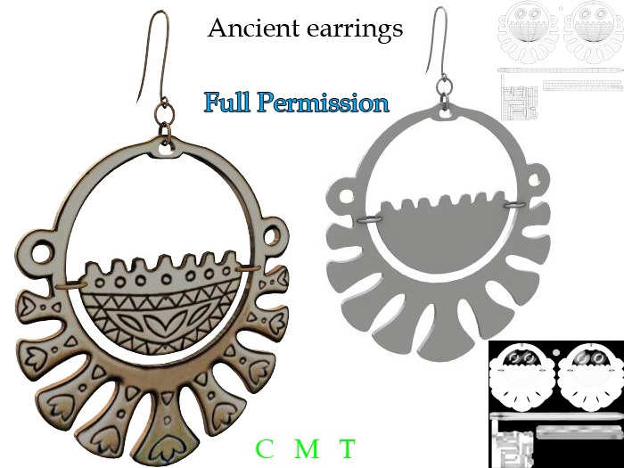 Ancient earrings Full Permission